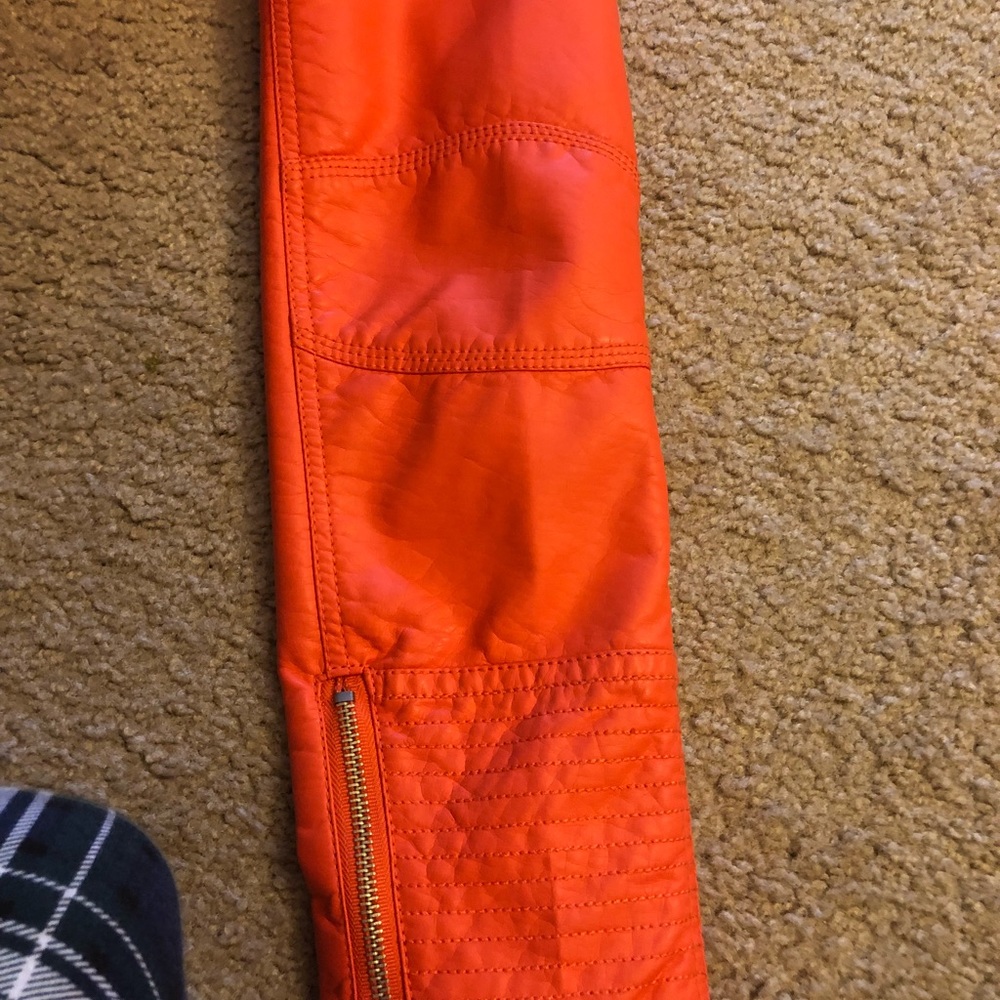 Luii Small Polyurethane Orange Jacket - image 4